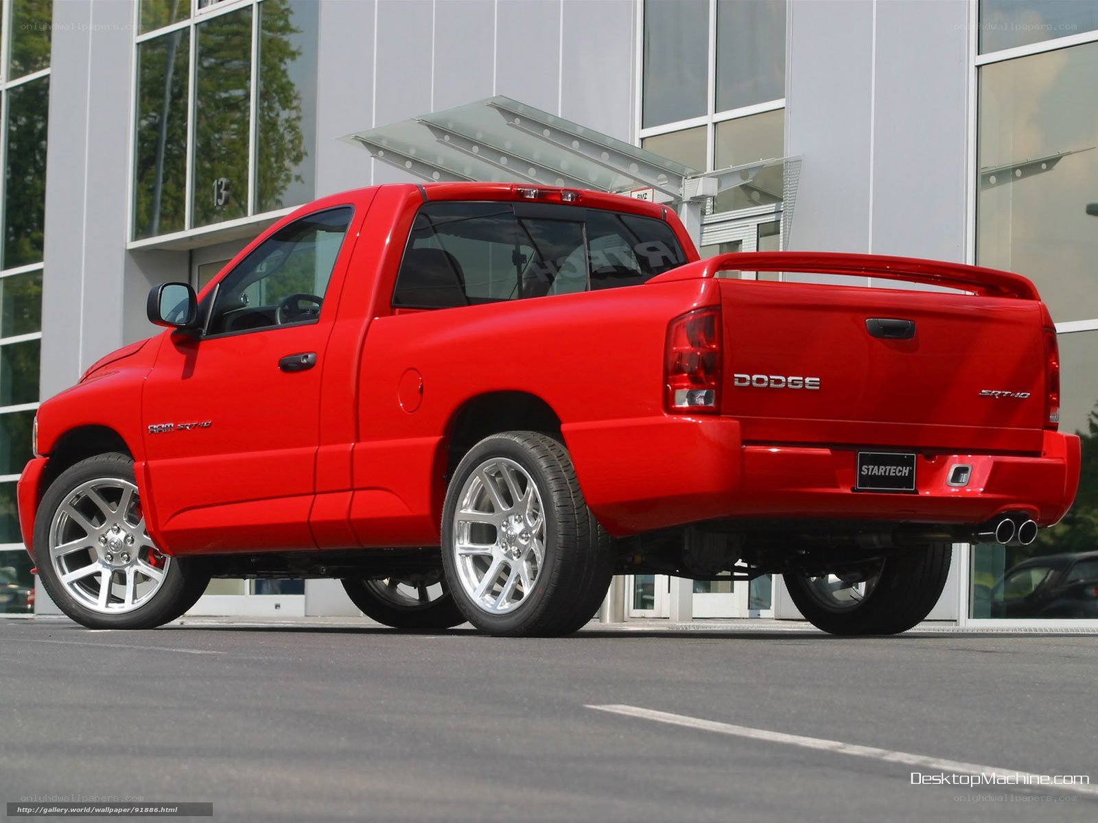 red dodge ram srt-10 pickup