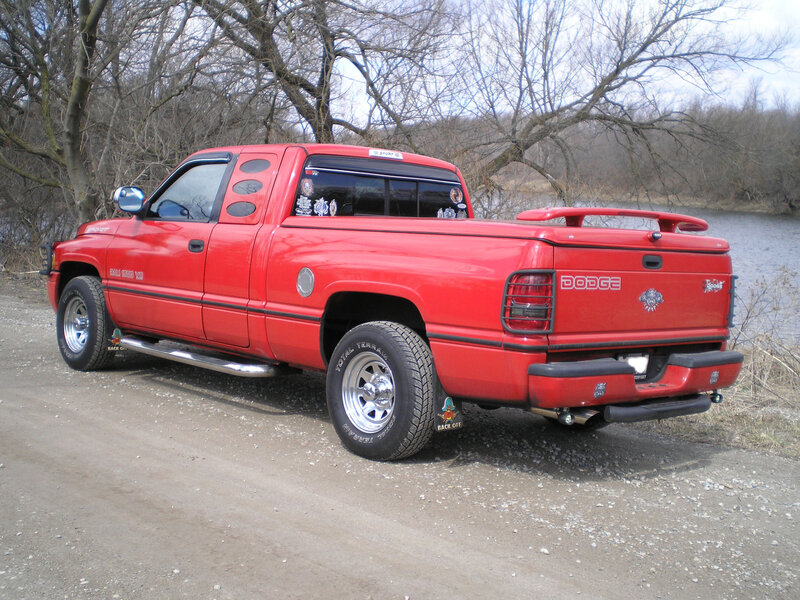 Red Dodge Ram Truck — Calm