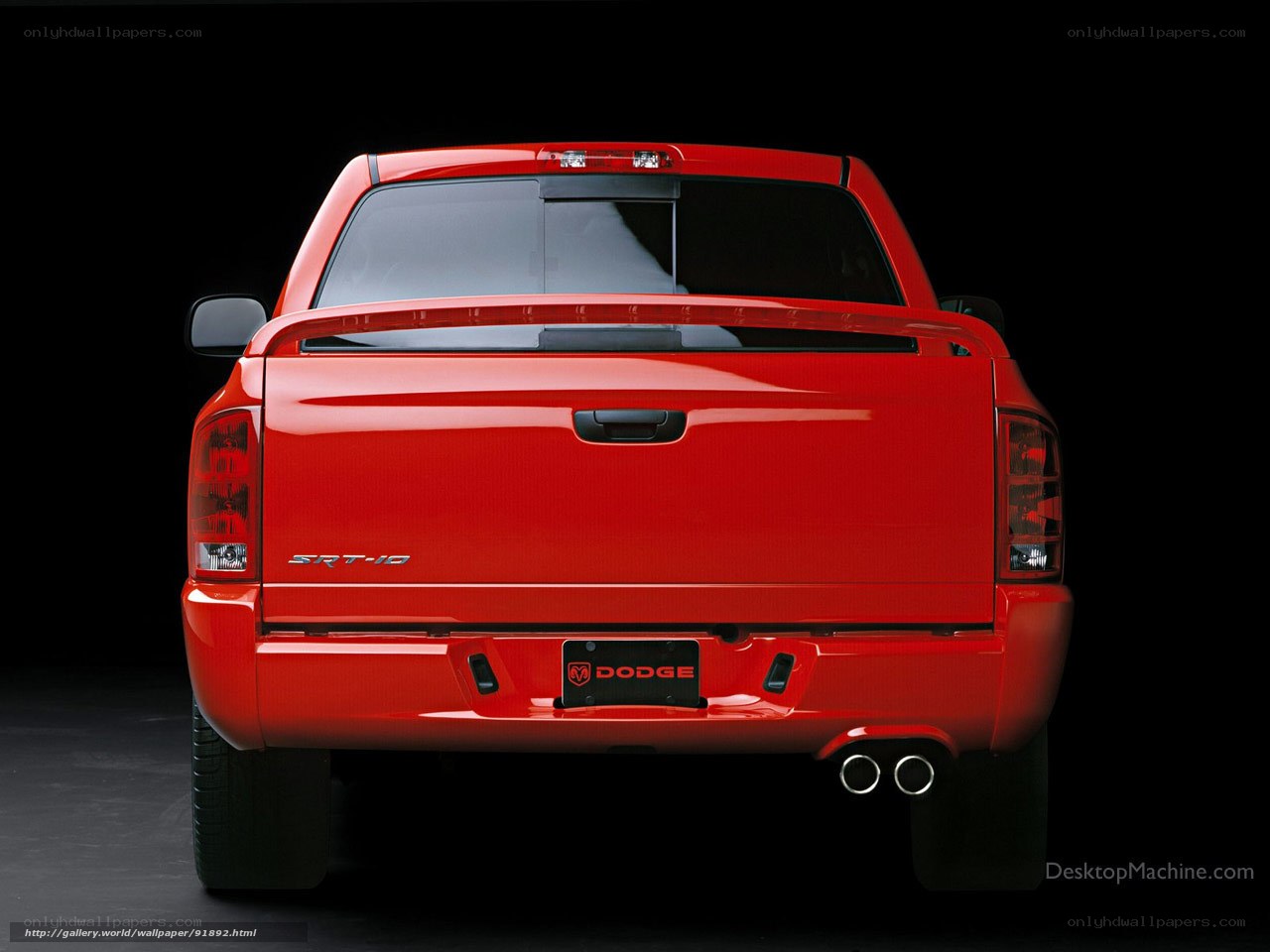 red dodge srt-10 truck