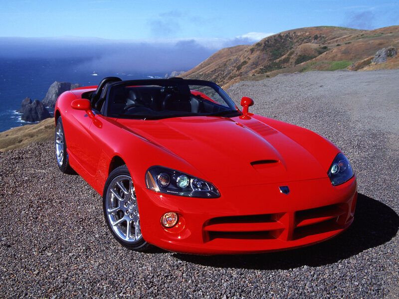 Red Dodge Viper Car