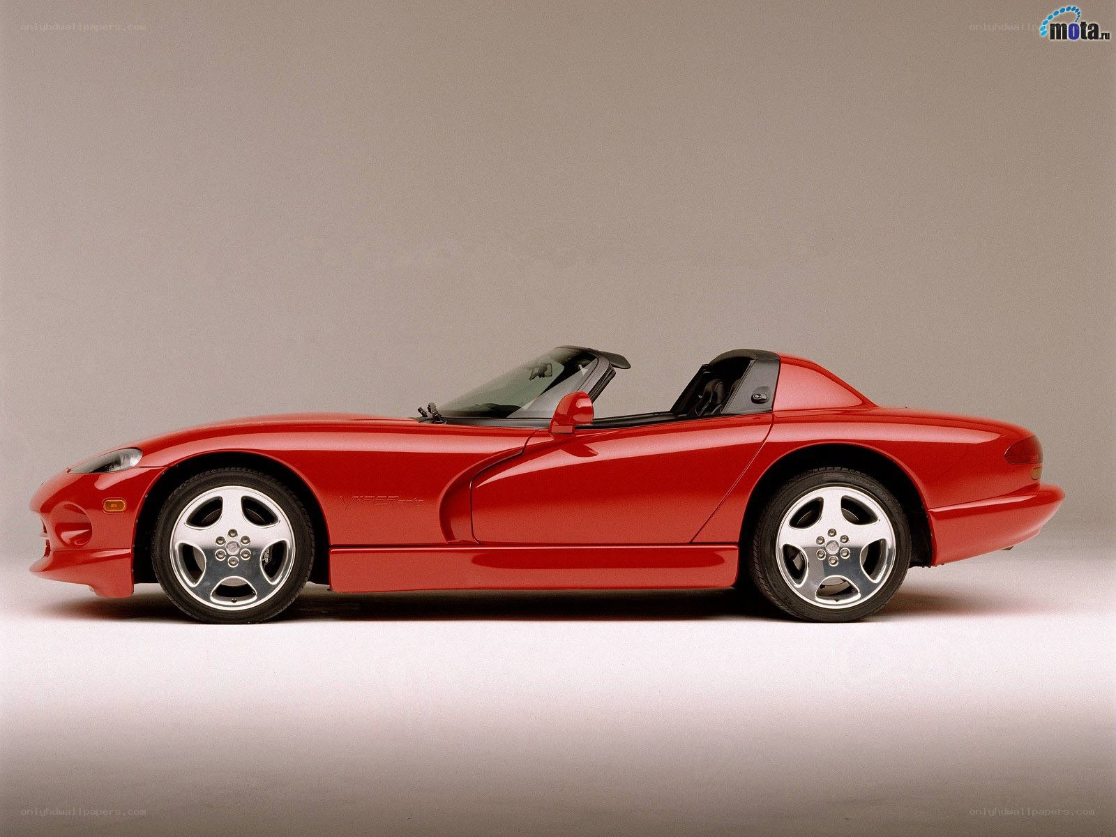 red dodge viper convertible