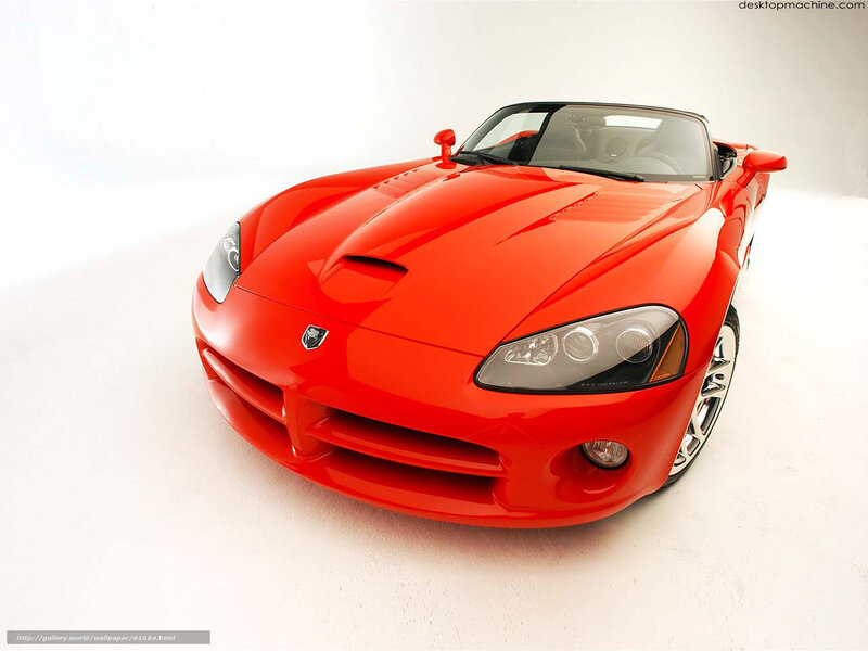 Red Dodge Viper Convertible — Neutral, Photograph