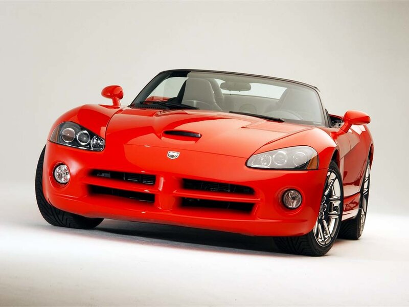Red Dodge Viper Convertible — Neutral