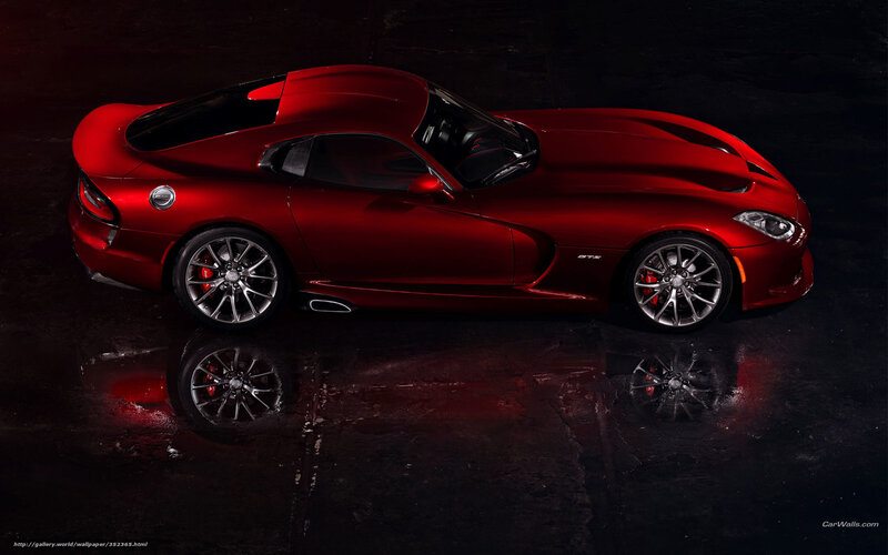Red Dodge Viper GTS