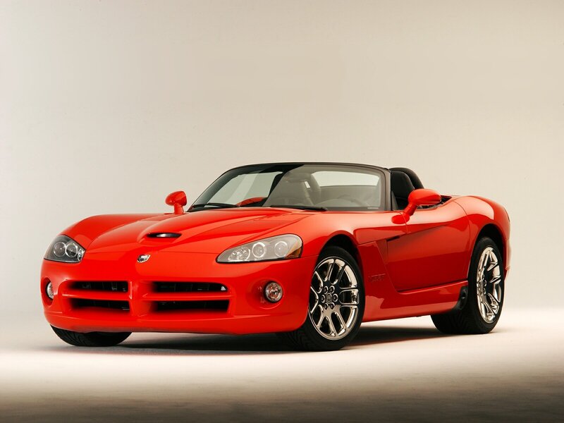 Red Dodge Viper Roadster — Neutral