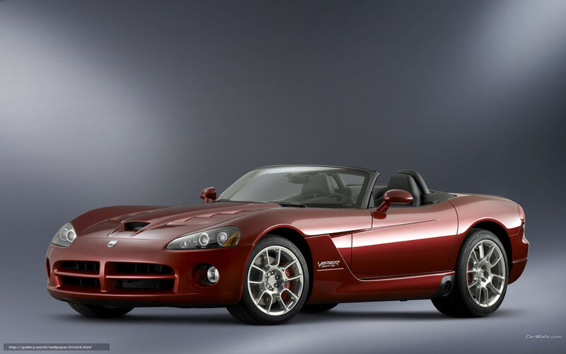 Red Dodge Viper RT/10