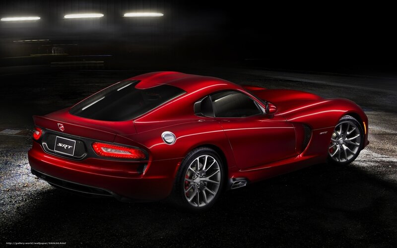 Red Dodge Viper SRT