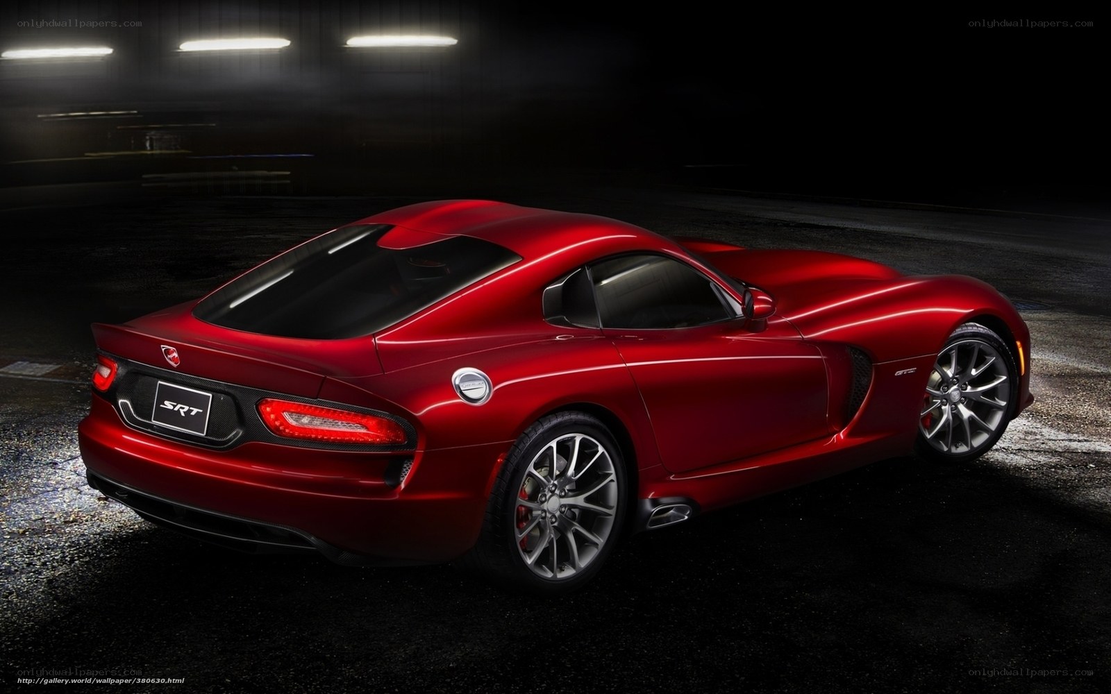 Red Dodge Viper SRT