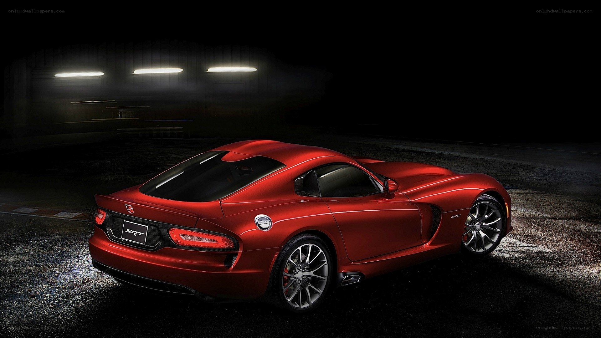 Red Dodge Viper SRT