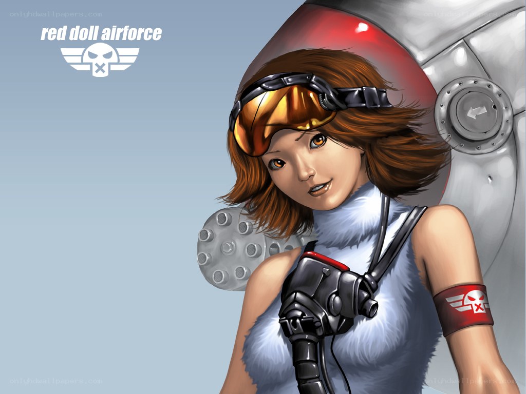 Red Doll Airforce character art