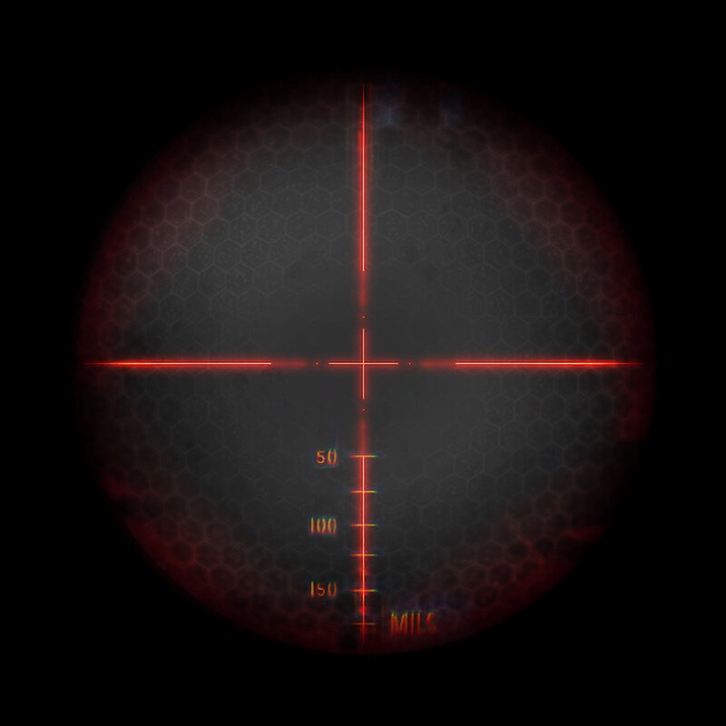 red dot sight view