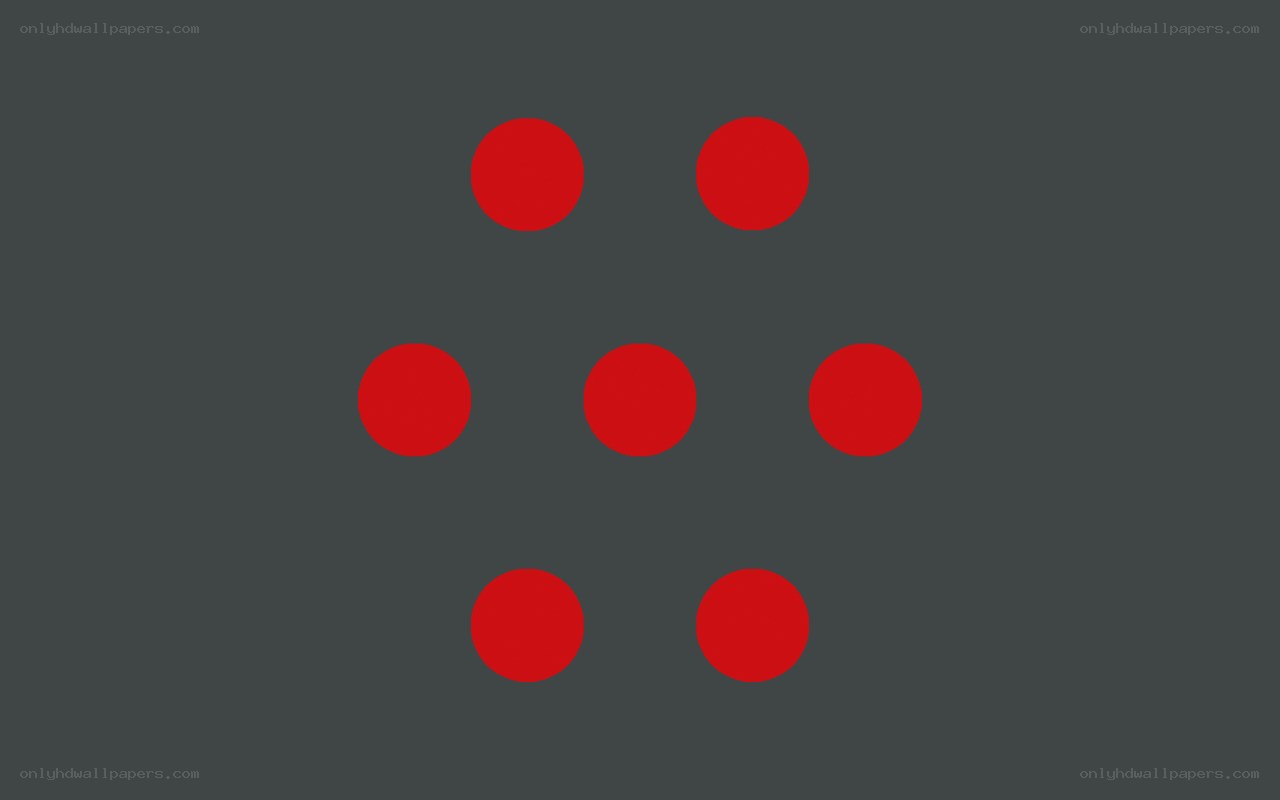 red dots on gray background
