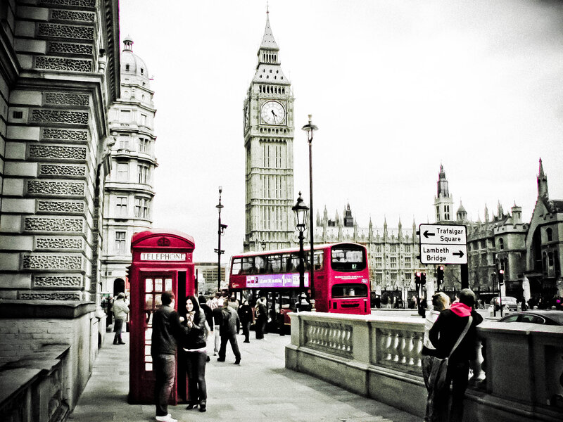 Red Double-decker Bus — Urban, Photograph