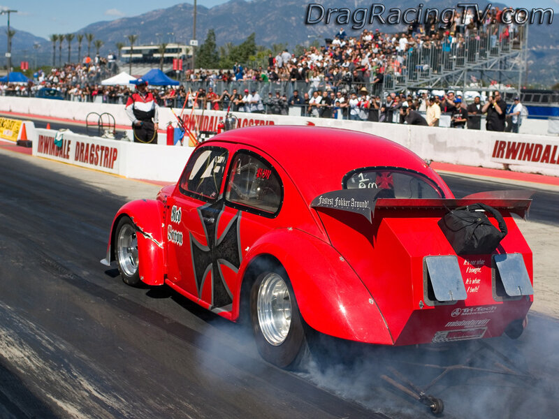 Red Drag Racing Beetle