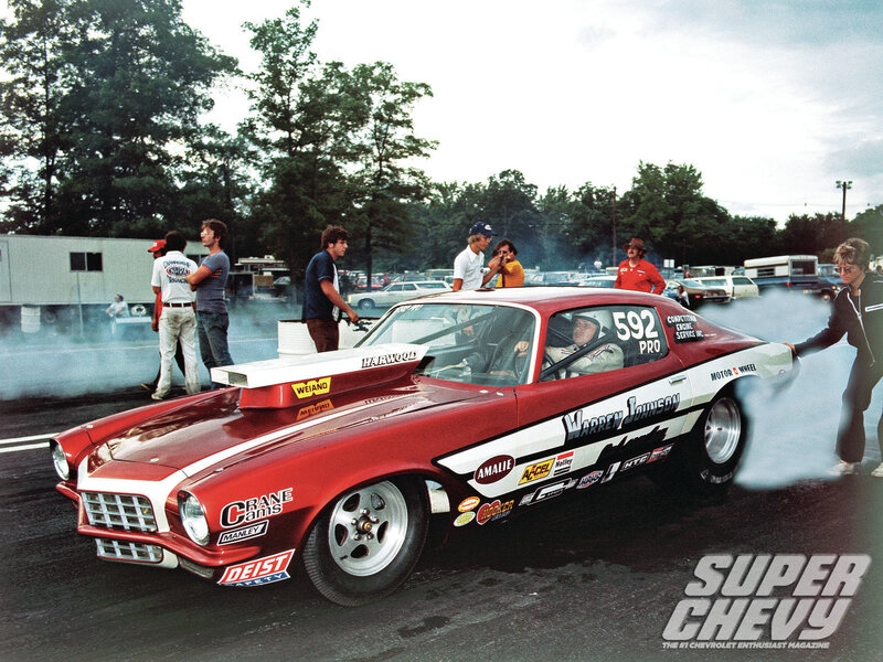 Red Drag Racing Car — Active, Afternoon