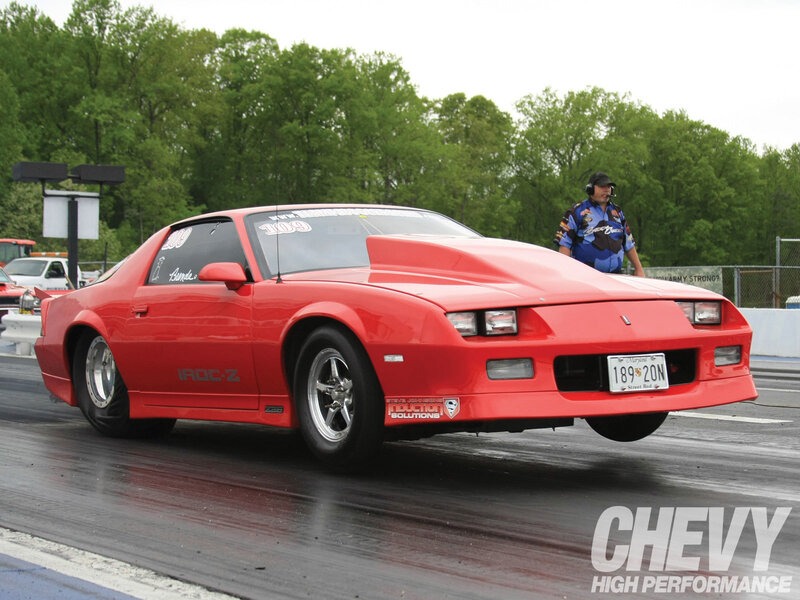 Red Drag Racing Car — Competitive, Afternoon