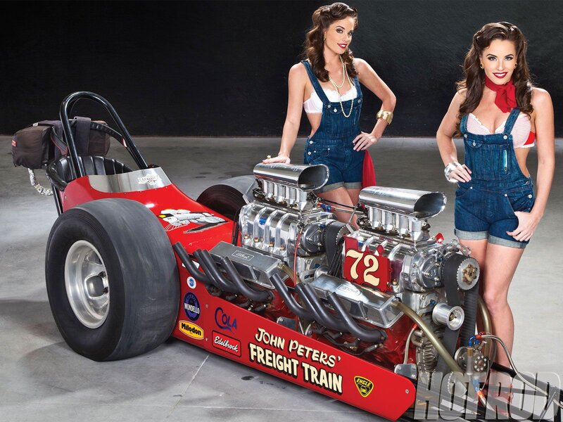Red Drag Racing Car — Dramatic, Photograph