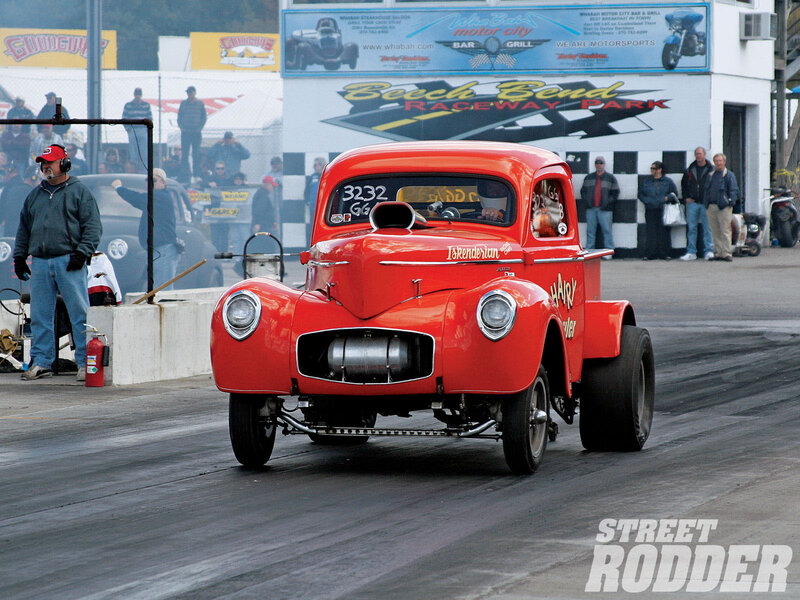Red Drag Truck — Active
