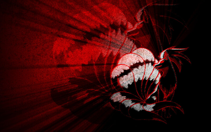 red dragon abstract artwork