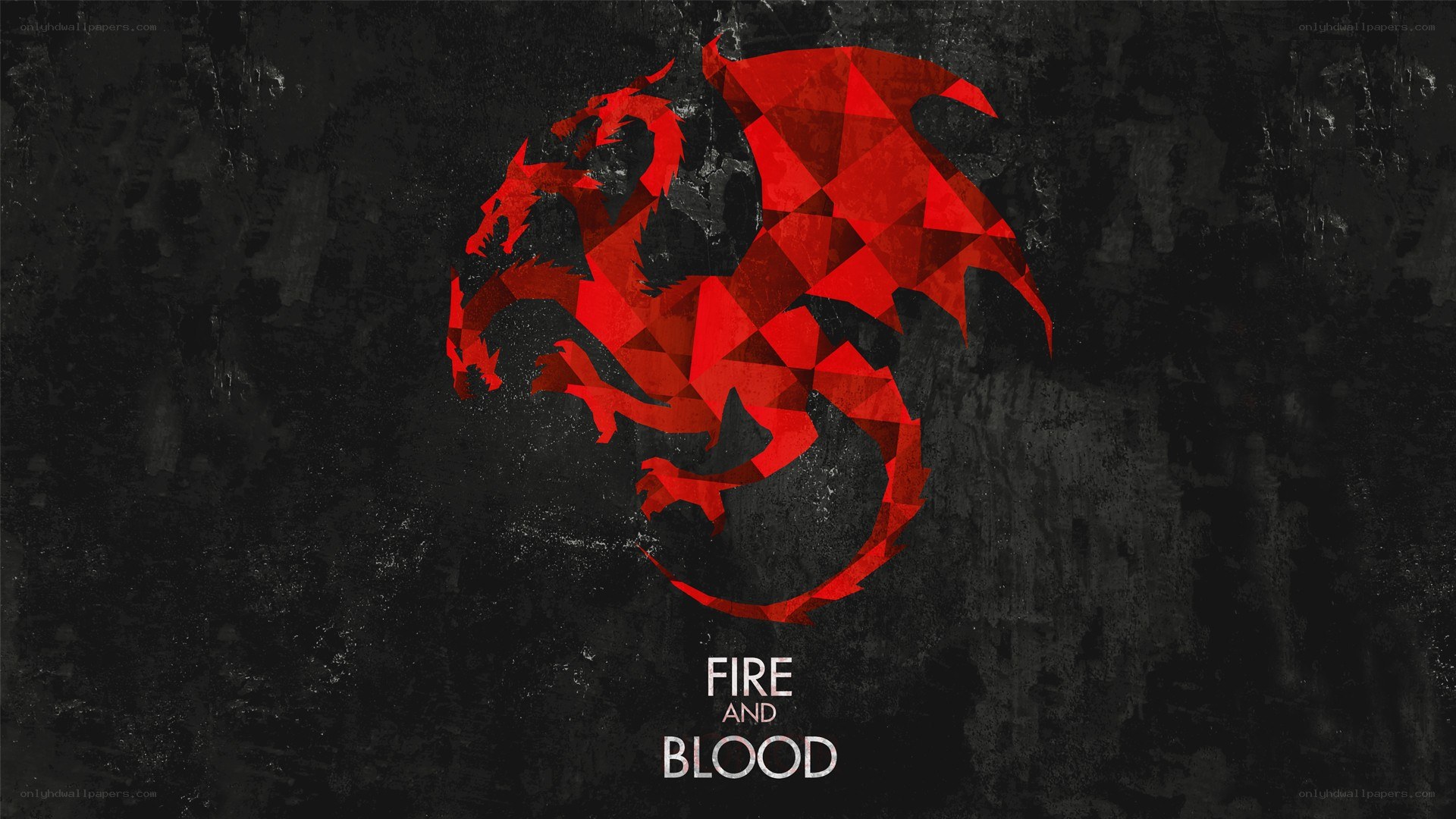 Red dragon and fire blood