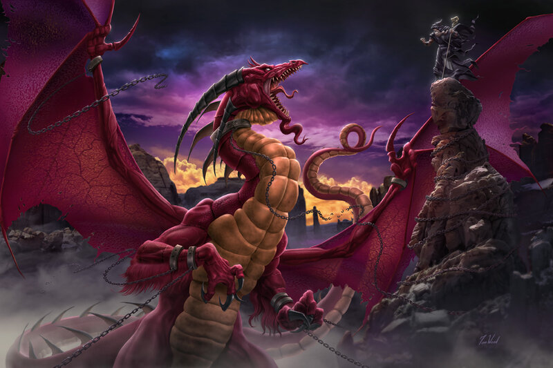 Red Dragon Chained