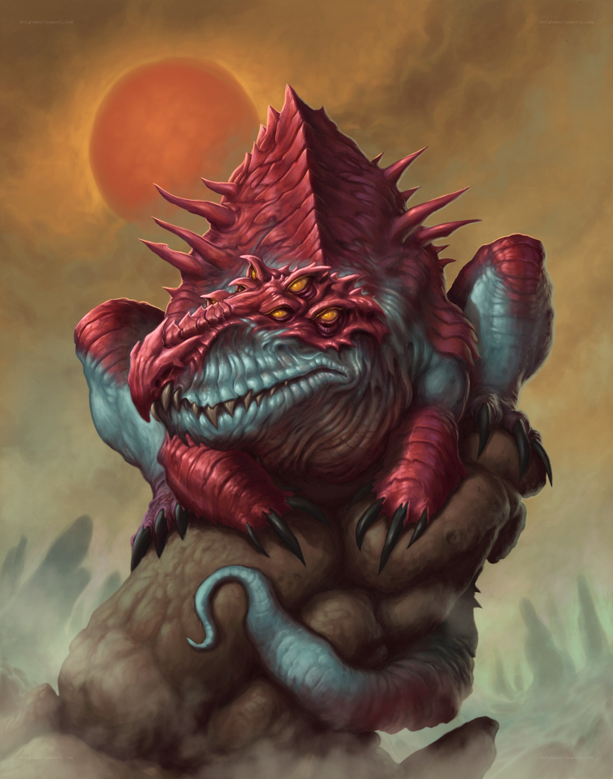 red dragon creature