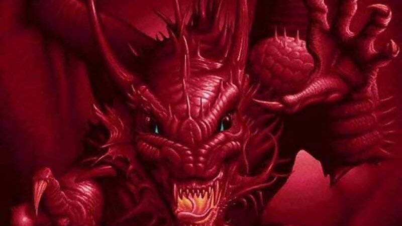 Red Dragon Creature — Dramatic