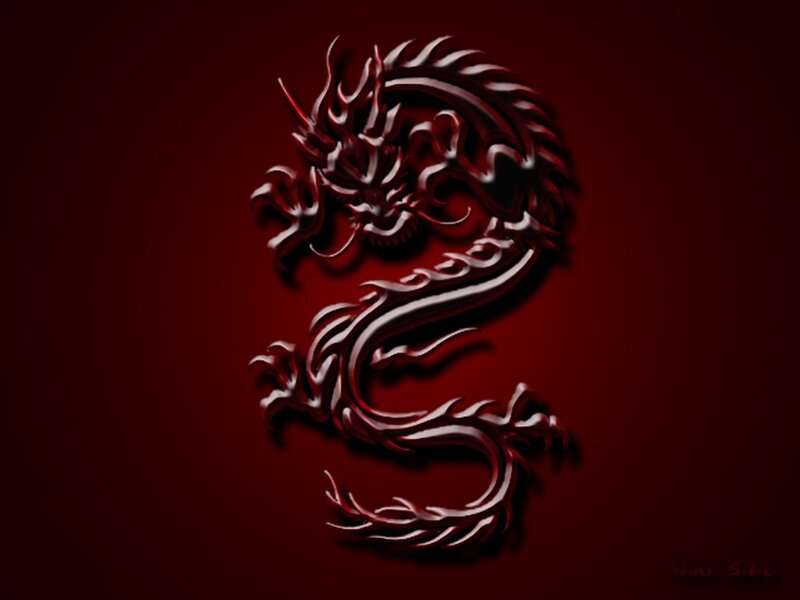 red dragon design