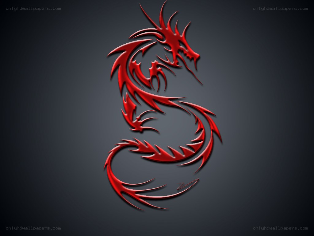 Red dragon design