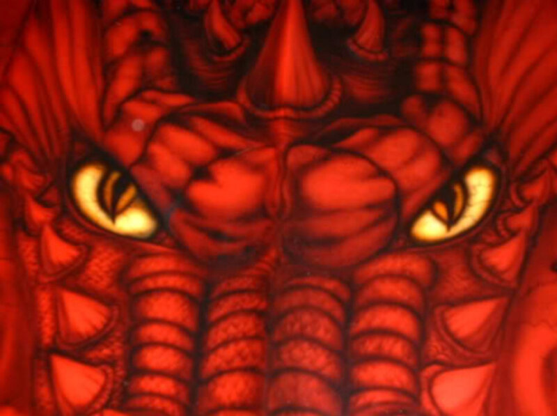 Red Dragon Face
