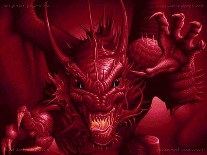 red dragon fantasy artwork