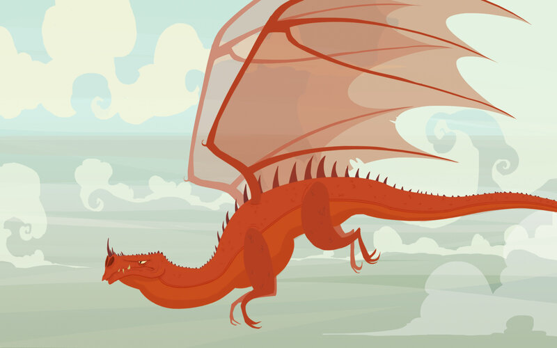Red Dragon Flying — Calm
