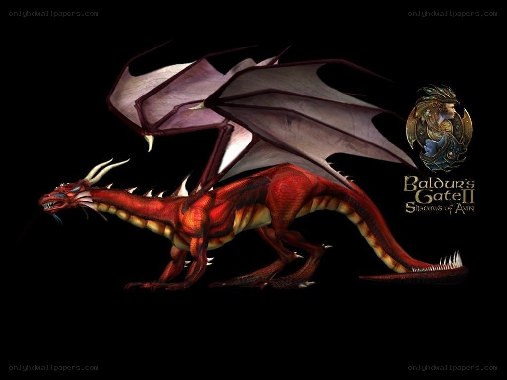 Red dragon from Baldur's Gate II
