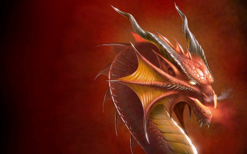 Red Dragon Head — Dramatic