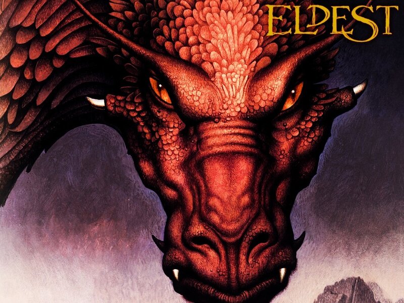 Red dragon head portrait