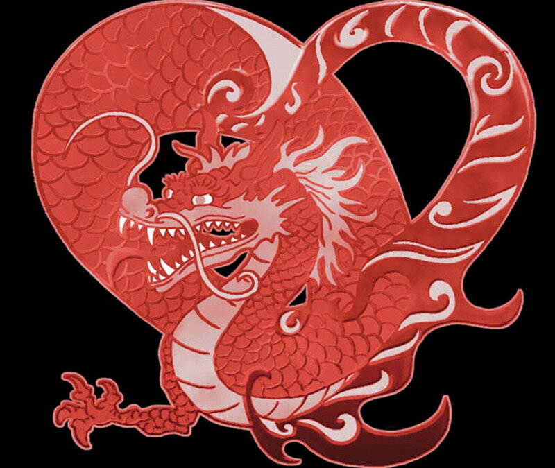 Red Dragon Illustration — Dramatic