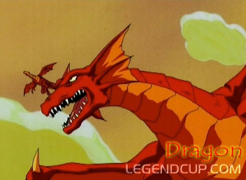 Red Dragon in Flight — Dramatic, Anime