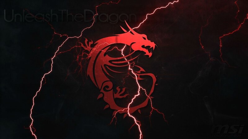 Red Dragon Logo — Black, Dramatic, Digital Art