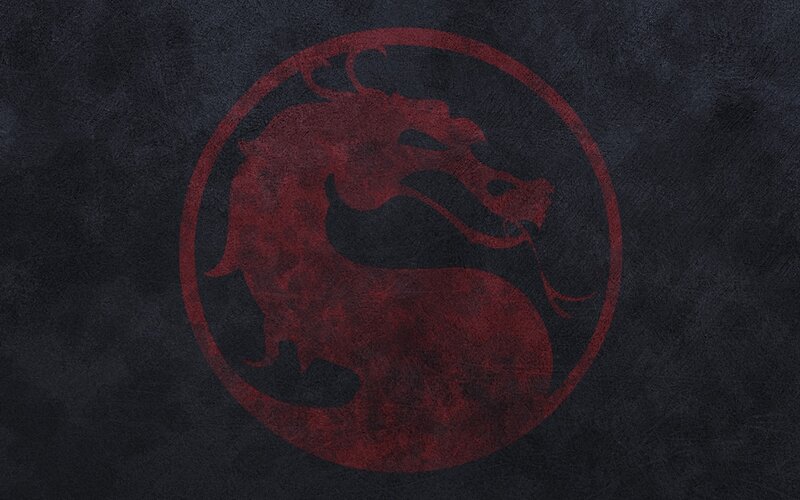 Red Dragon Logo — Dark, Illustration