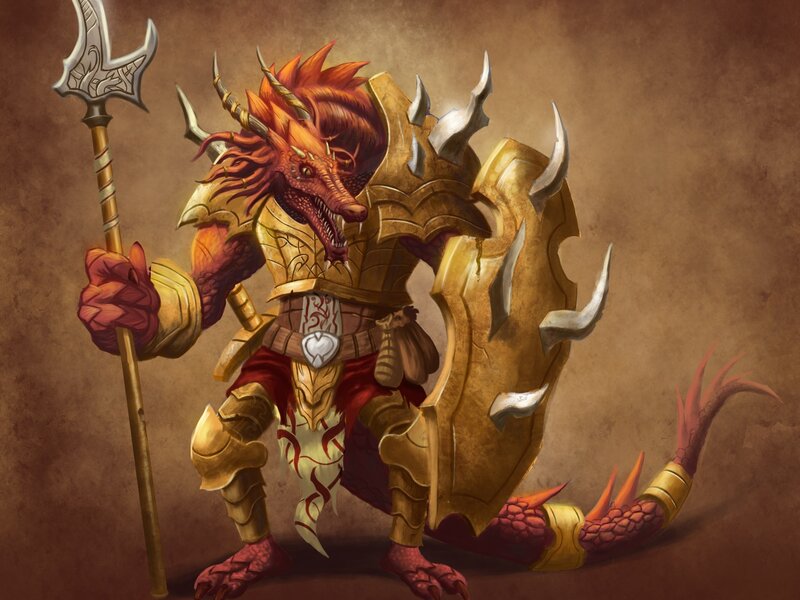 Red Dragon Warrior — Brown