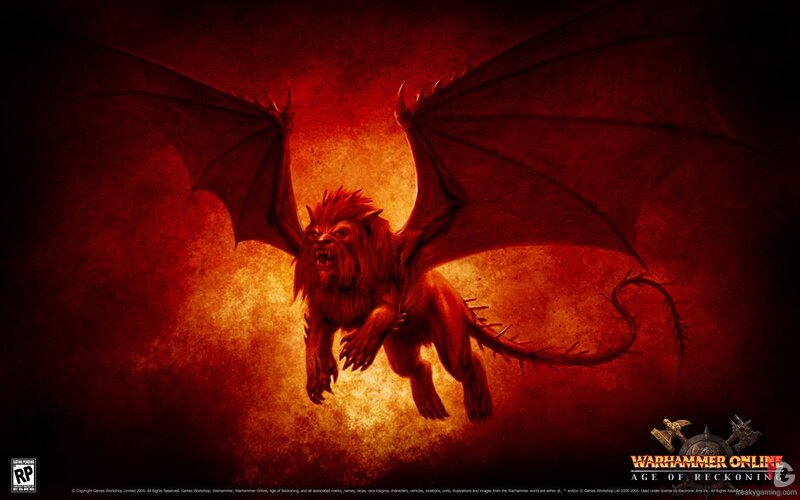 Red Dragon with Wings — Dramatic