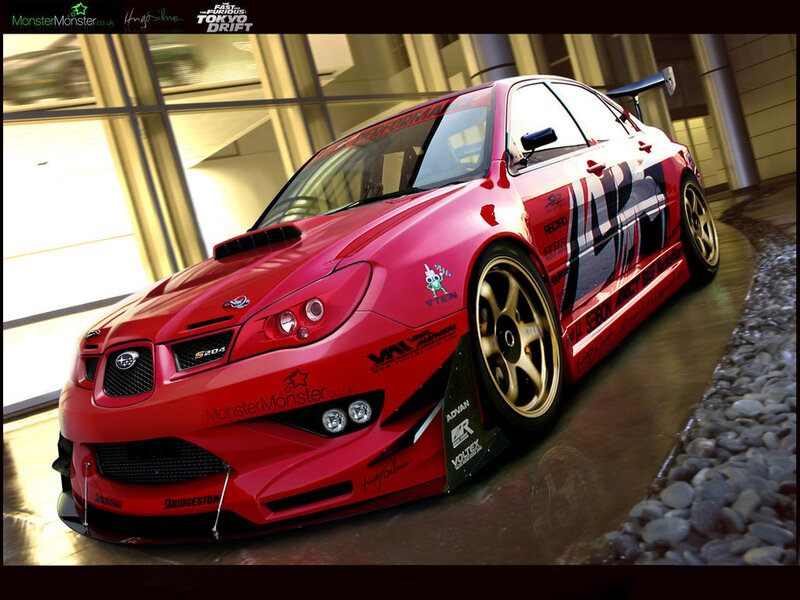 Red Drift Car — Dynamic