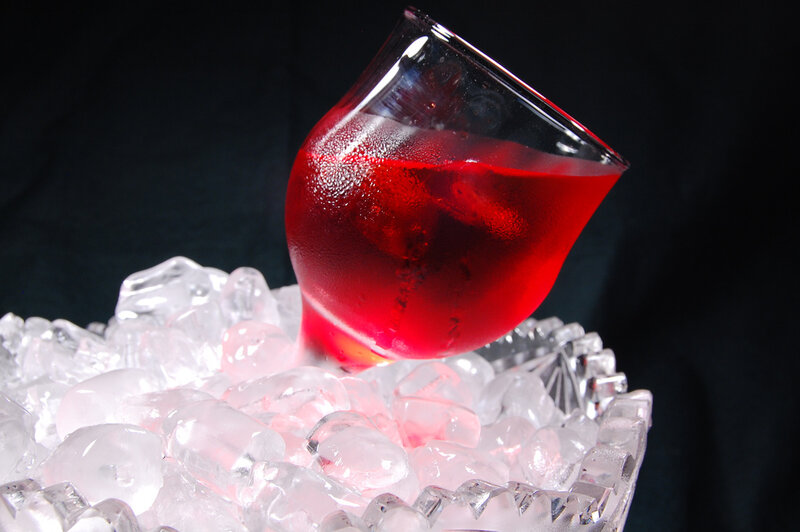 Red Drink in Glass