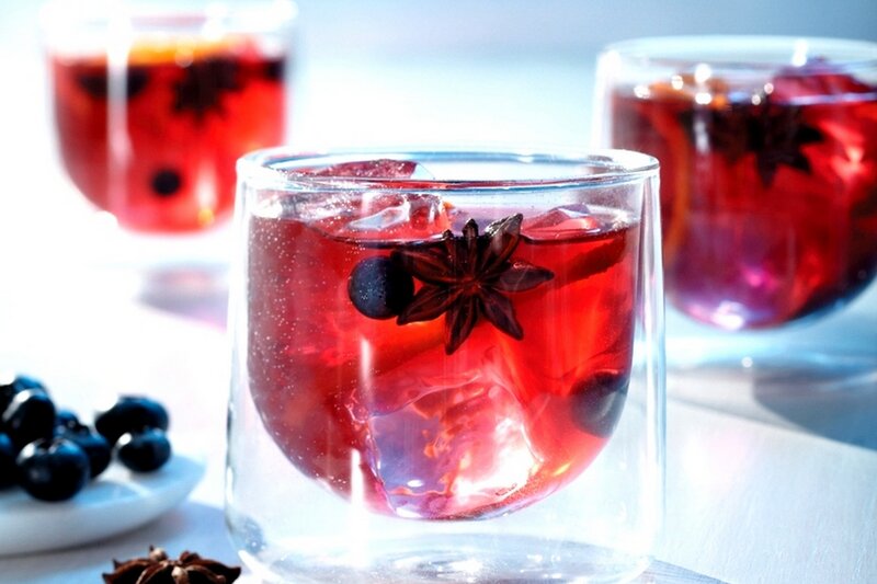 Red Drink with Star Anise