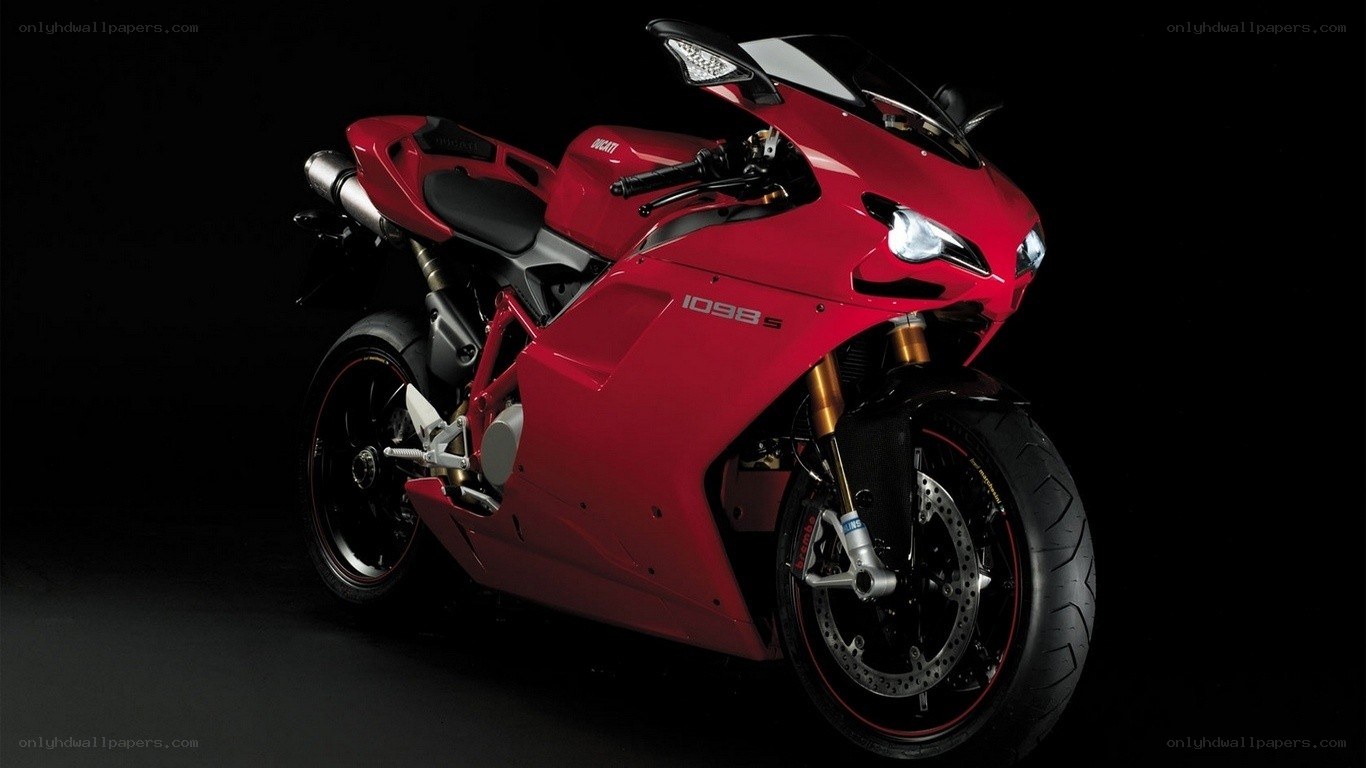Red Ducati 1098S motorcycle