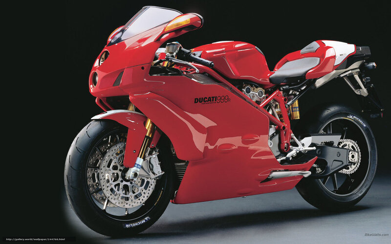 Red Ducati 999R motorcycle