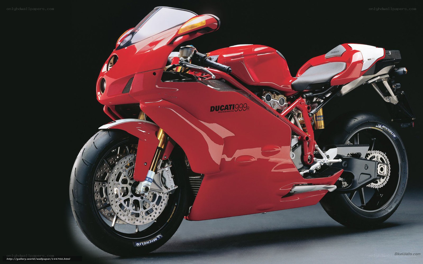 Red Ducati 999R motorcycle