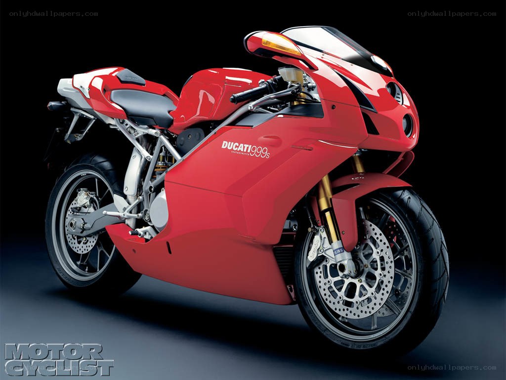 Red Ducati 999s motorcycle