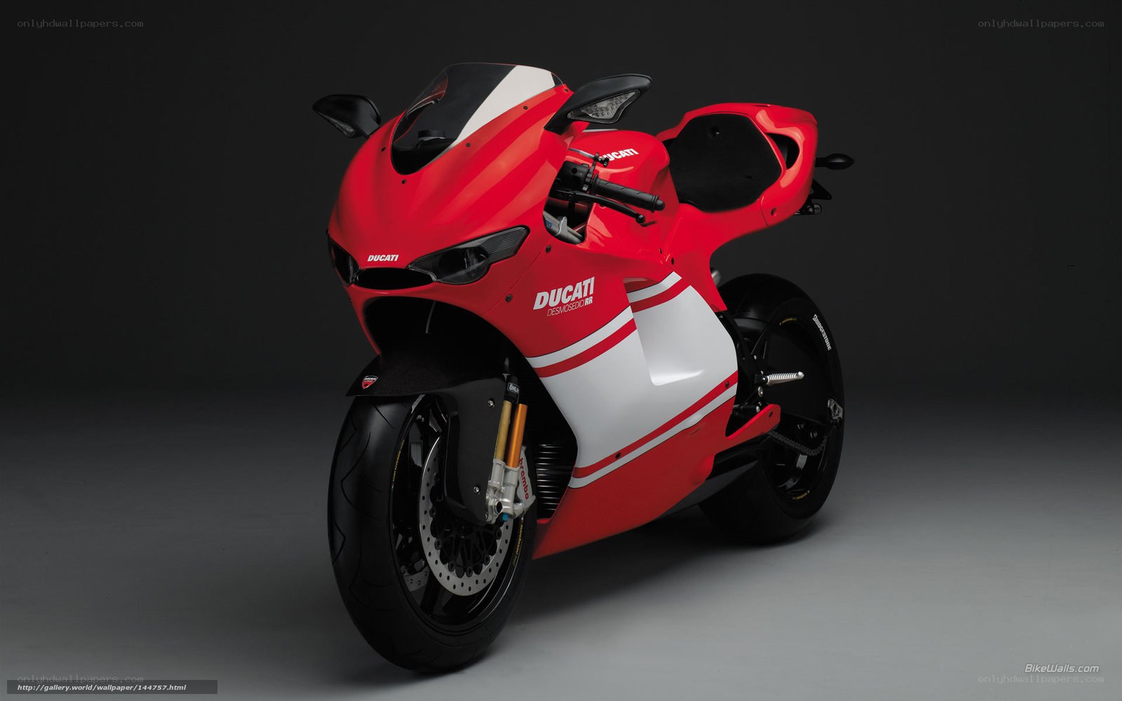 Red Ducati Desmosedici RR