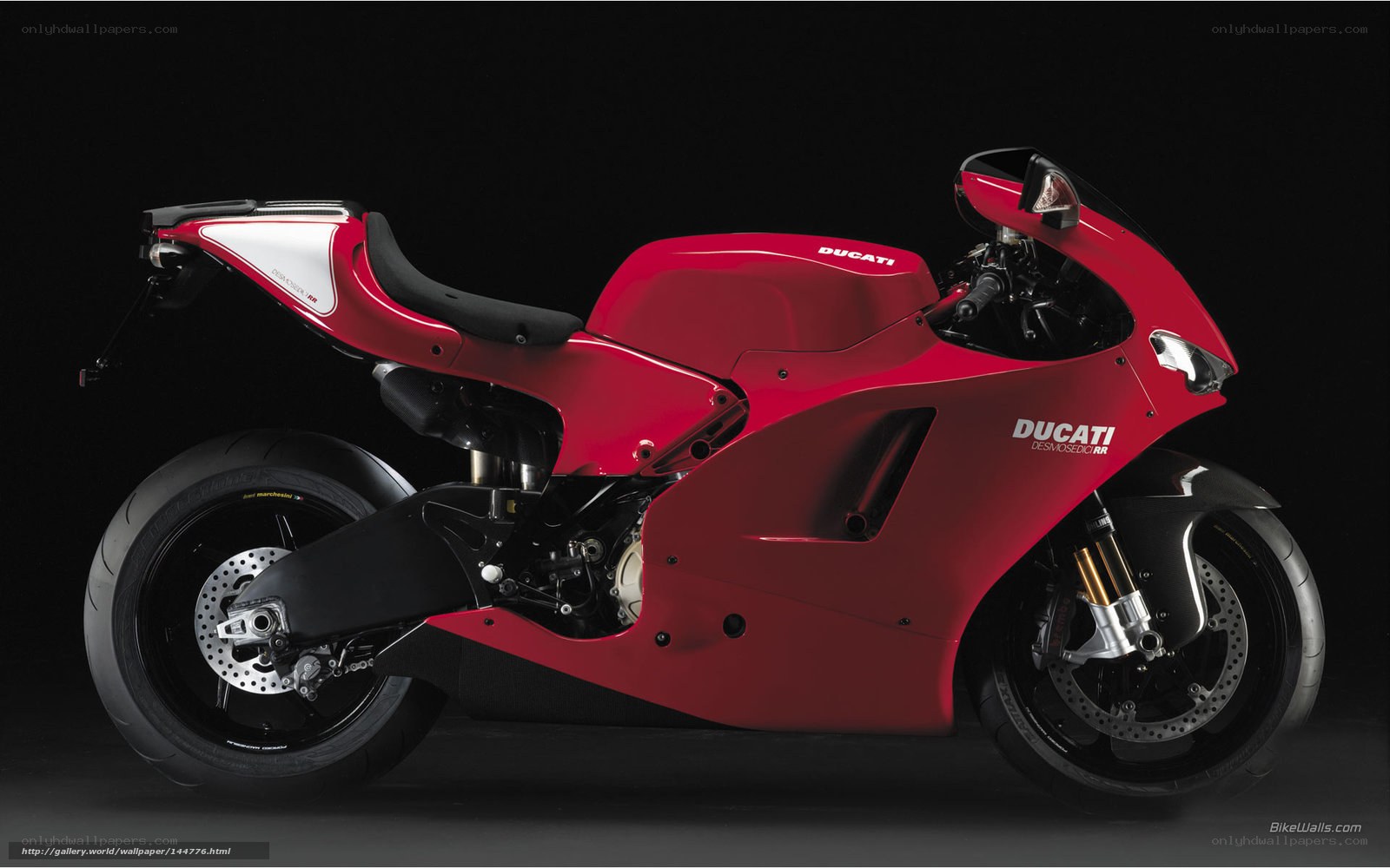 Red Ducati Desmosedici RR